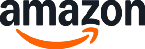 amazon logo squid ink smile orange